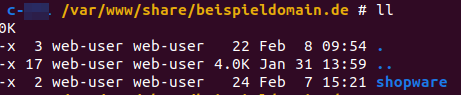 DocumentRoot-SSH-Befehl-ll-datei-umbenannt
