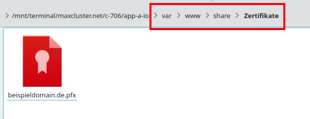 SSL-Zertifikat-PFXinPEM-Konvertieren-Ordner-Zertifikate